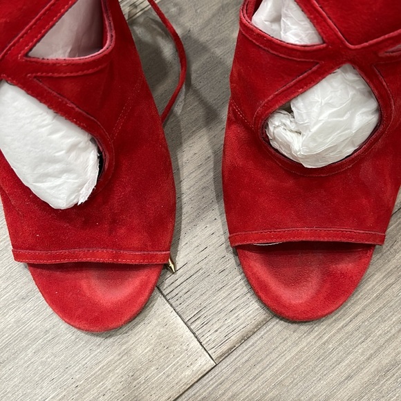 Aquazzura Red suede sandal - Picture 2 of 7
